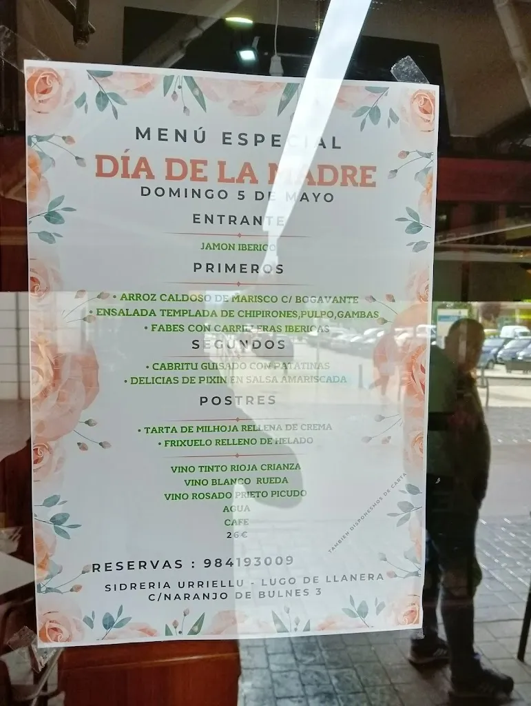 Menu_Sidrería Restaurante Urriellu_Llanera_image_1