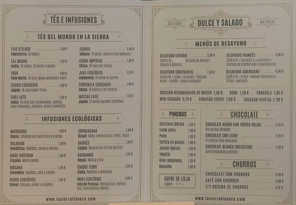 Menu_Gastrobar La Sierra_Llanera_immagine_3