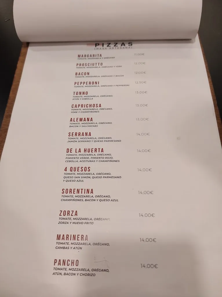 Menu_A Taberna de Pancho_As Pontes de García Rodríguez_immagine_2