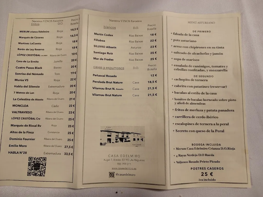 Menu_Casa Edelmiro_Llanera_immagine_2