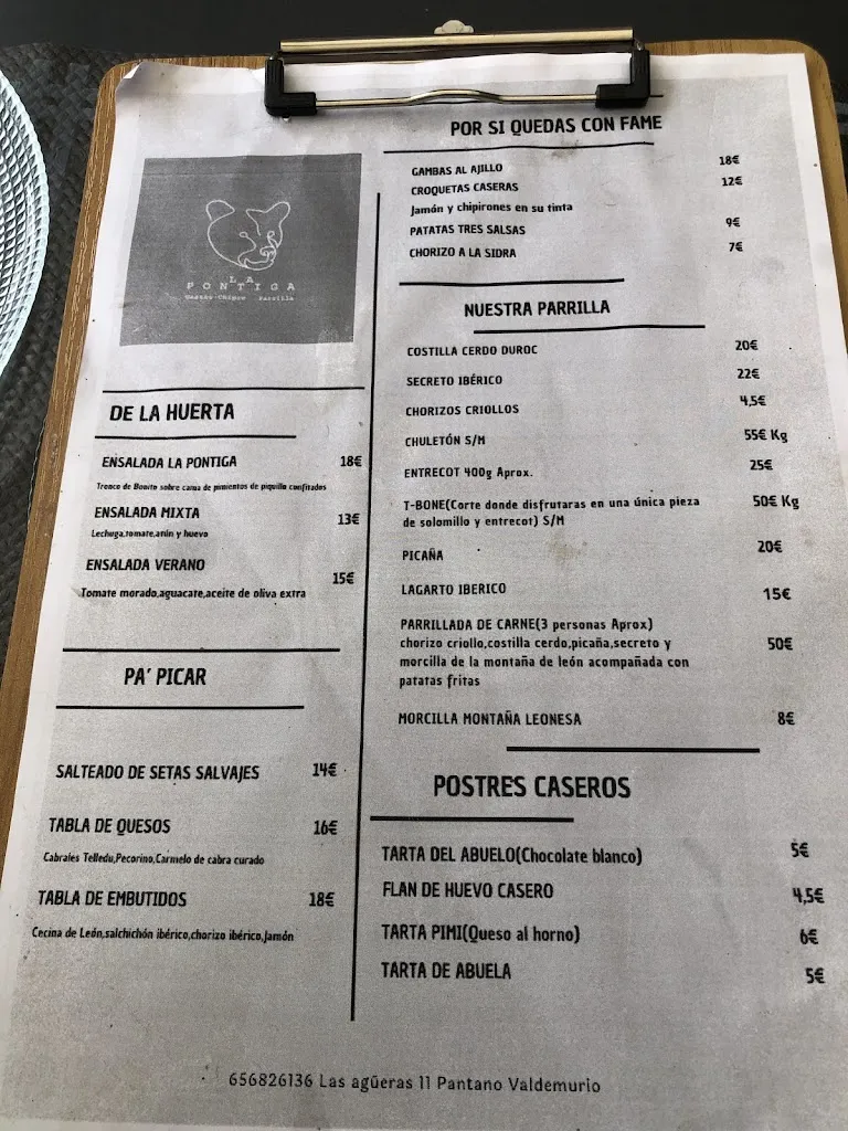 Menu_Gastro Chigre Parrilla La Pontiga_Quirós_image_1