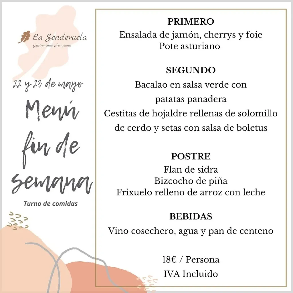 Menu_La Senderuela - Proaza - Asturias_Proaza_image_1
