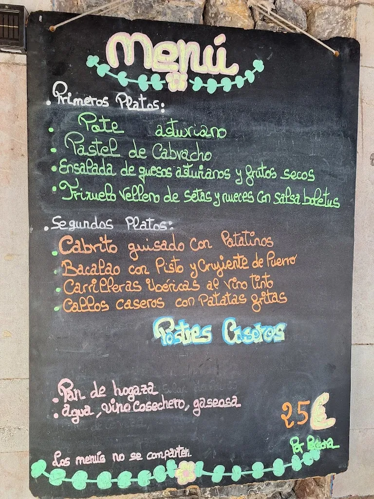 Menu_Restaurante Benjamín Casa Clemente_Proaza_image_4