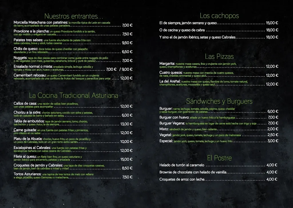 Menu_Chigre El Areñal_Piloña_image_4