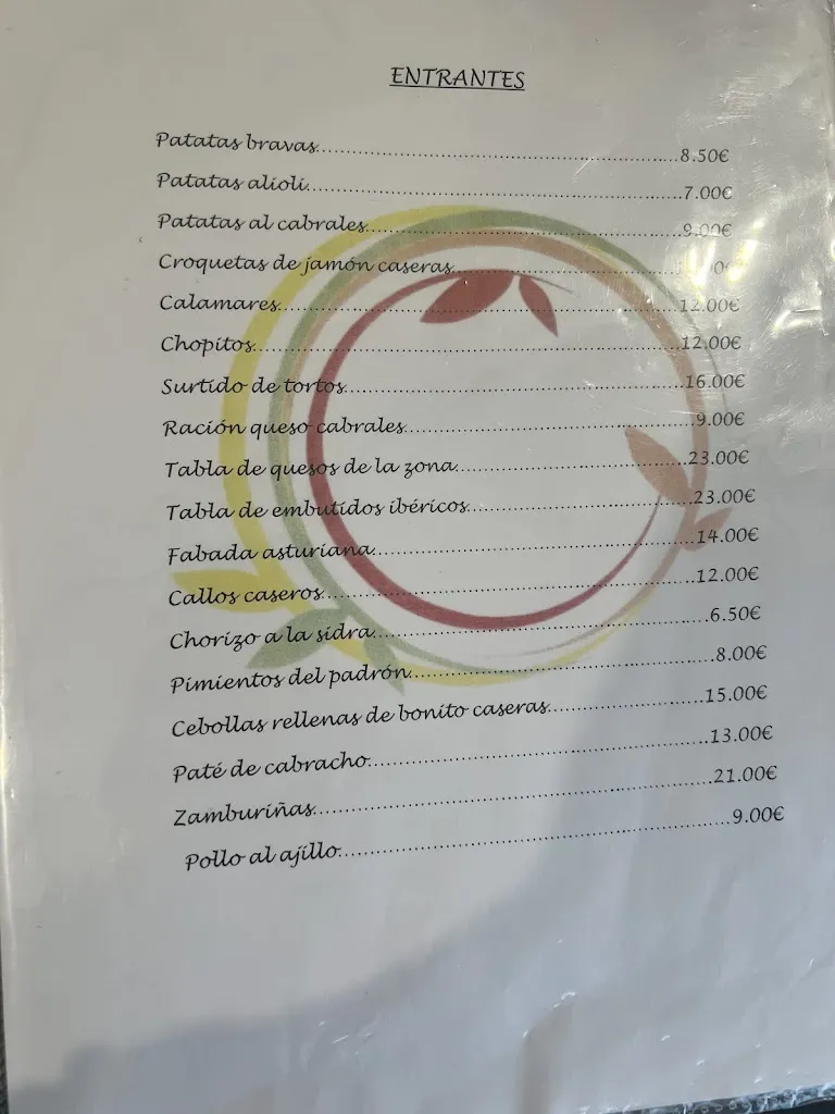 Menu_Restaurante Parrilla El Bau_Ribadedeva_image_1