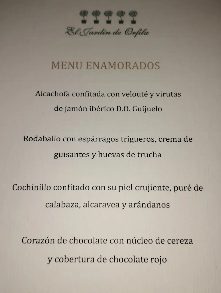 Menu_El Jardín de Orfila by Mario Sandoval_Salas_image_1