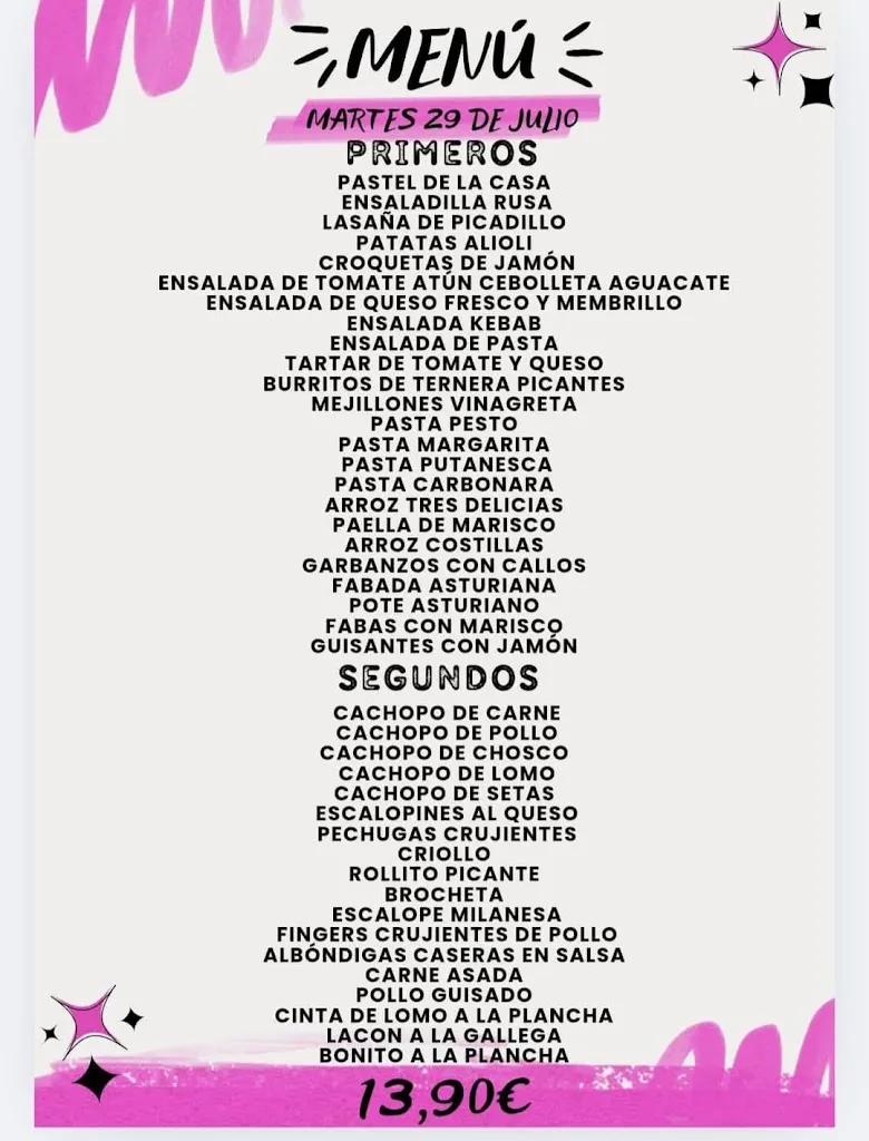 Menu_La Panoya_Oviedo_image_1