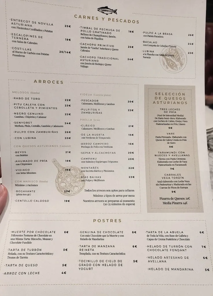 Menu_Arrocería La Genuina de Cimadevilla_Oviedo_image_1