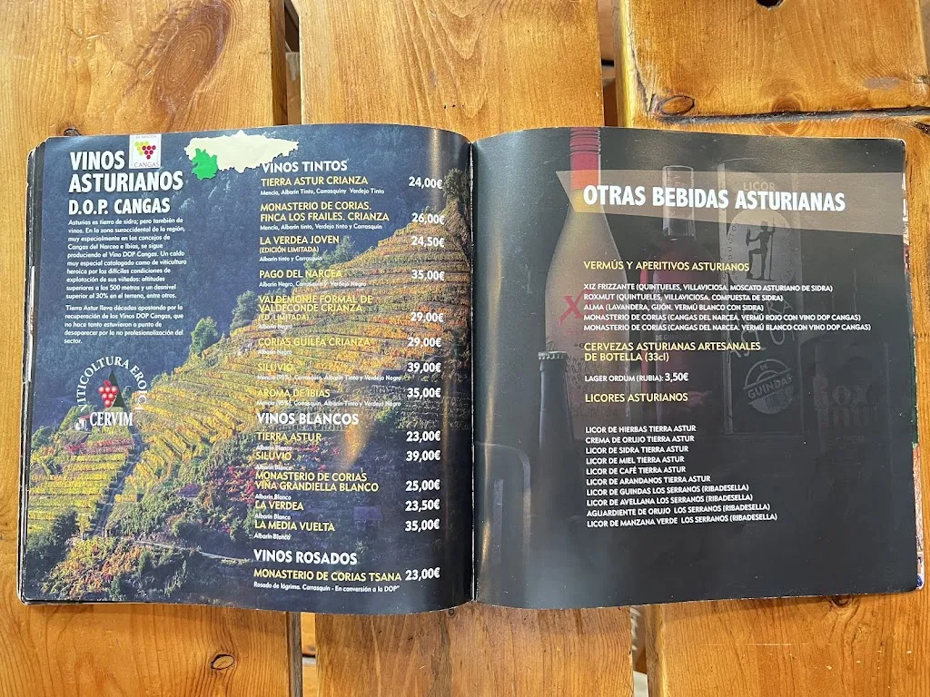 Menu_Sidrería Tierra Astur Parrilla_Oviedo_immagine_4