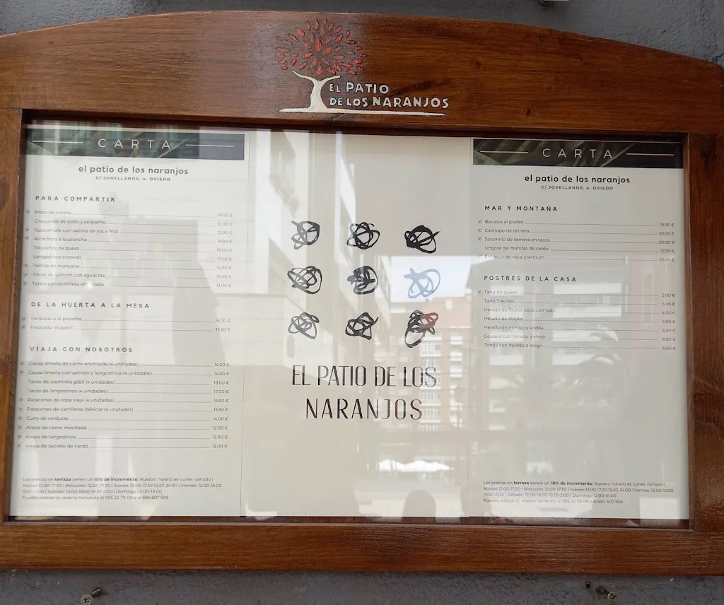 Menu_El Patio De Los Naranjos_Oviedo_immagine_1