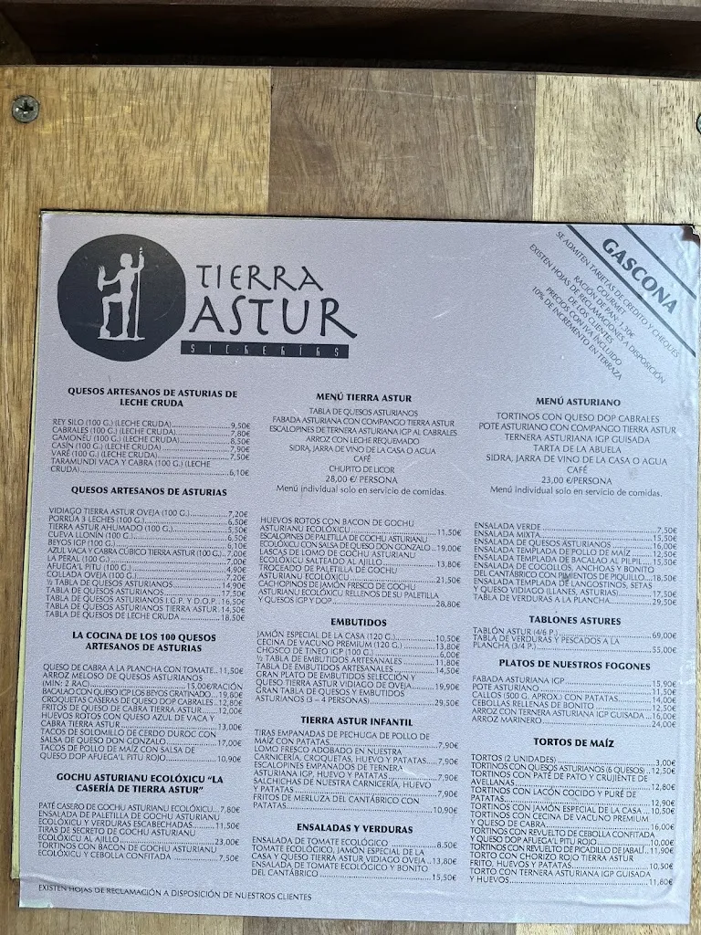 Menu_Sidrería Tierra Astur Gascona_Oviedo_image_4