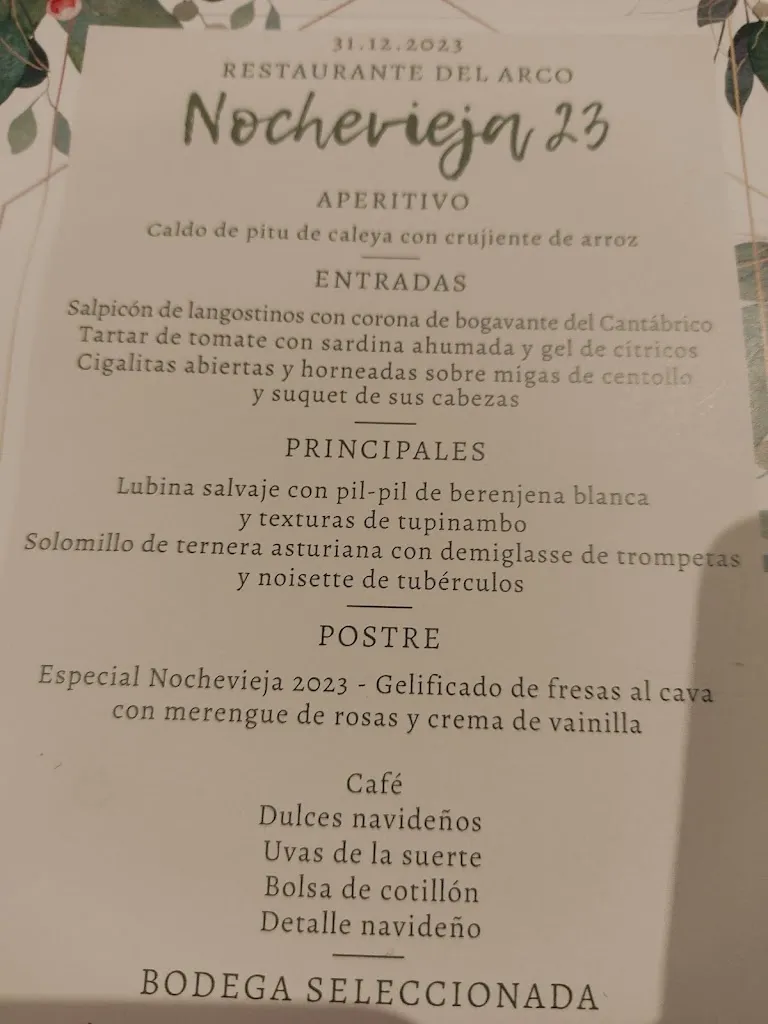 Menu_Restaurante Del Arco - Restaurante en Oviedo_Oviedo_image_3