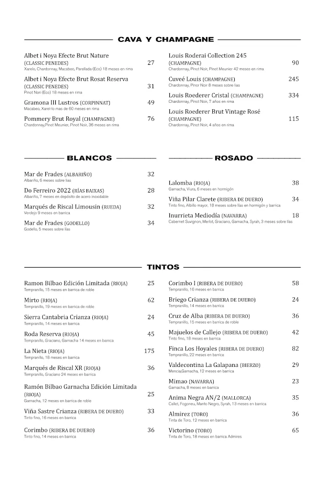 Menu_La Vaca Asustada Oviedo Restaurante_Oviedo_immagine_2