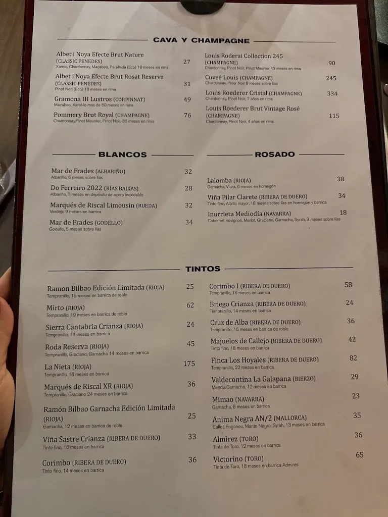 Menu_La Vaca Asustada Oviedo Restaurante_Oviedo_immagine_4