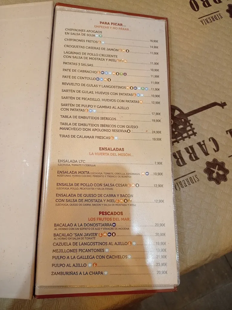 Menu_Mesón Sidrería El Carro_Oviedo_image_2