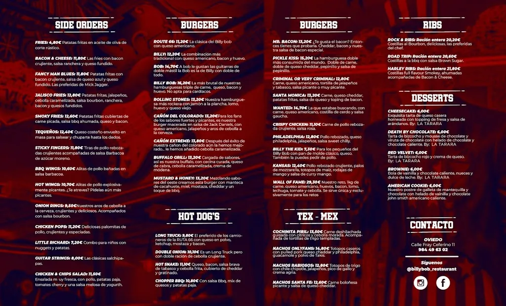 Menu_Billy Bob_Oviedo_image_1