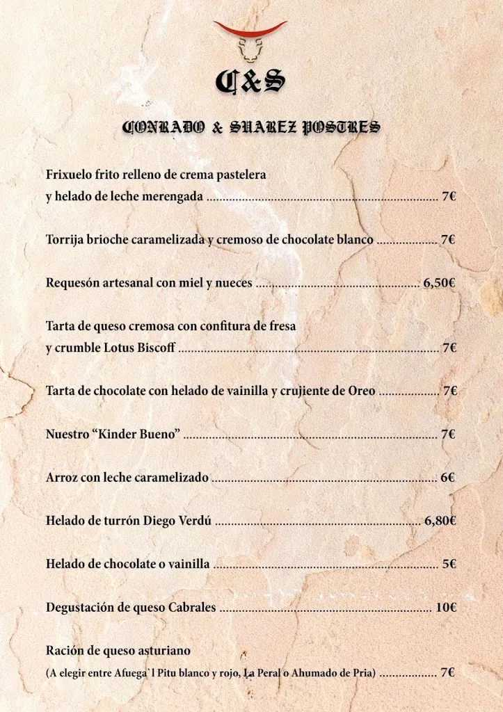 Menu_Casa Conrado & Suárez_Oviedo_image_1