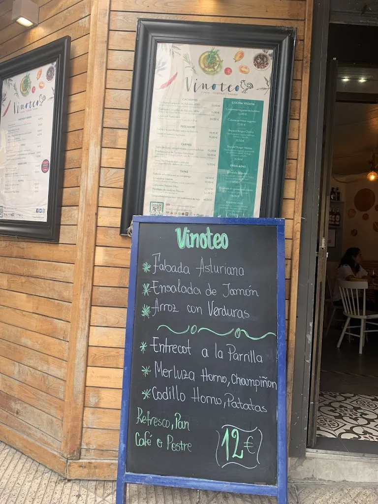 Menu_Vinoteo La Fabada Asturiana en Oviedo / Uviéu_Oviedo_image_2