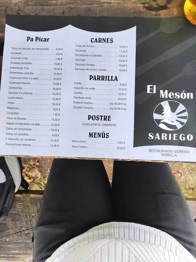 Menu_El Mesón de Sariego_Sariego_image_2