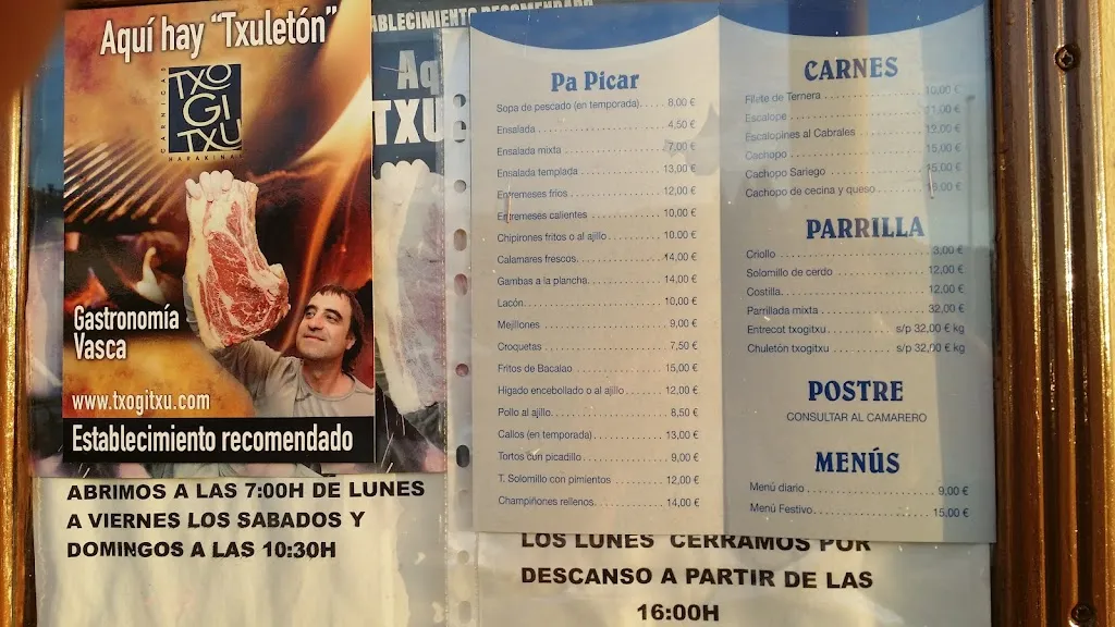 Menu_El Mesón de Sariego_Sariego_image_4