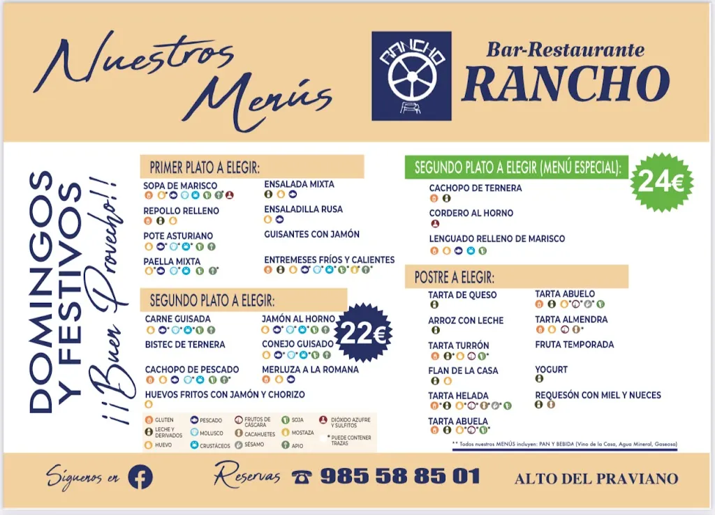 Menu_Restaurante El Rancho_Soto del Barco_image_1
