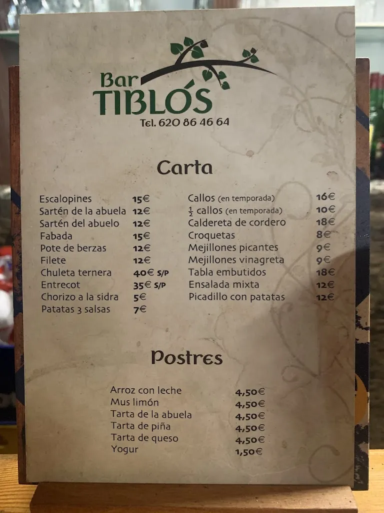 Menu_Bar Tiblos_Somiedo_image_1