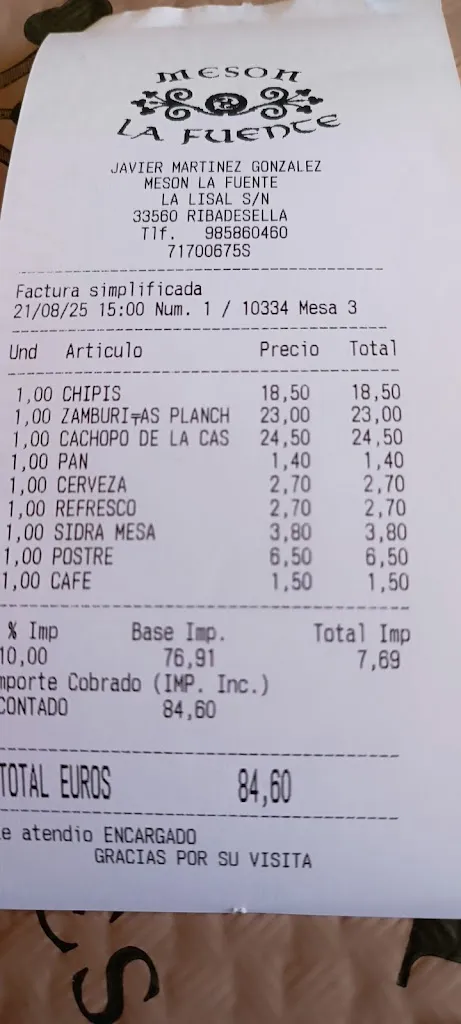 José Luis Ramos_Meson La Fuente_Ribadesella_review