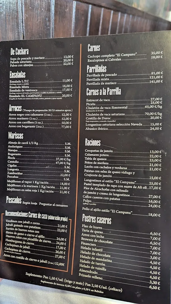 Menu_El Campanu_Ribadesella_immagine_1