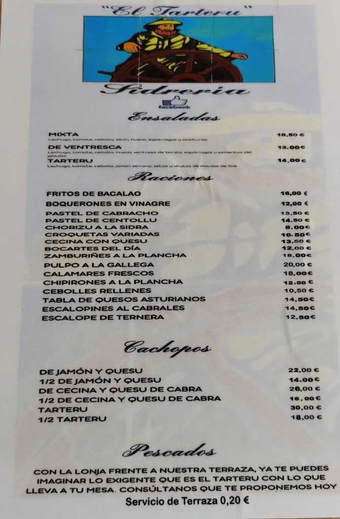 Menu_Sidrería El Tarteru_Ribadesella_image_4