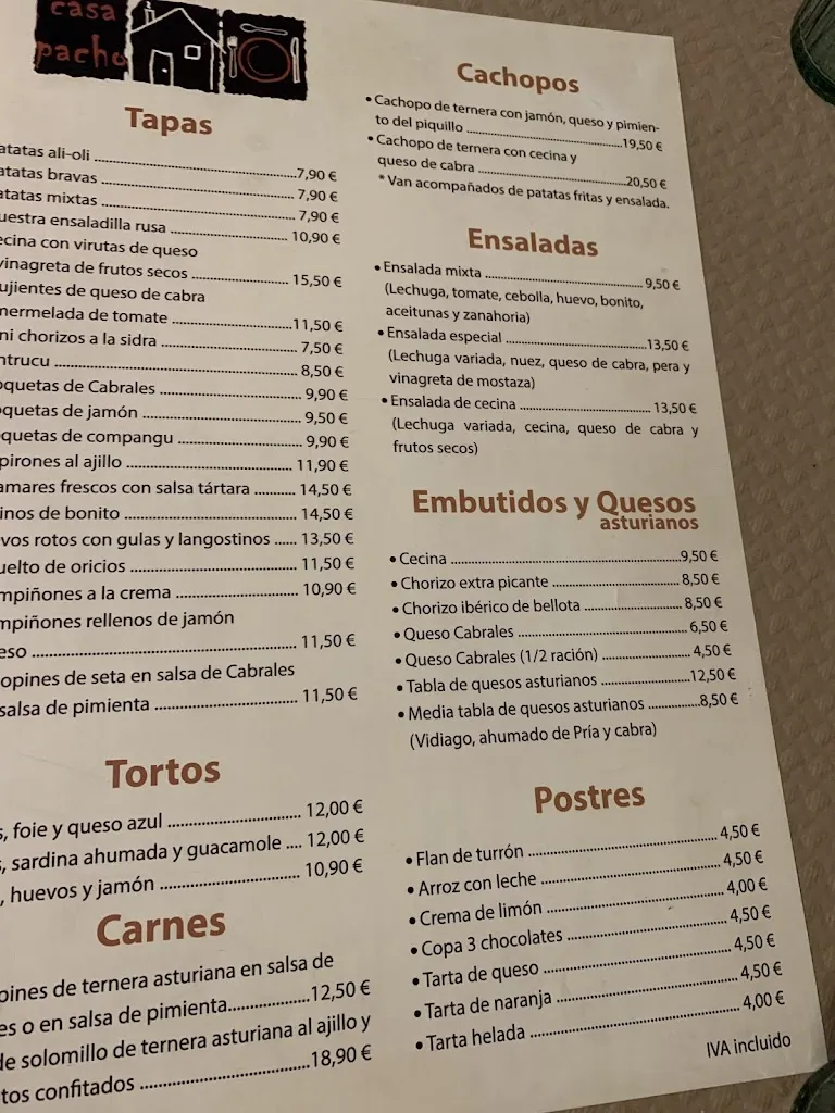 Menu_Casa Pacho_Ribadesella_image_1