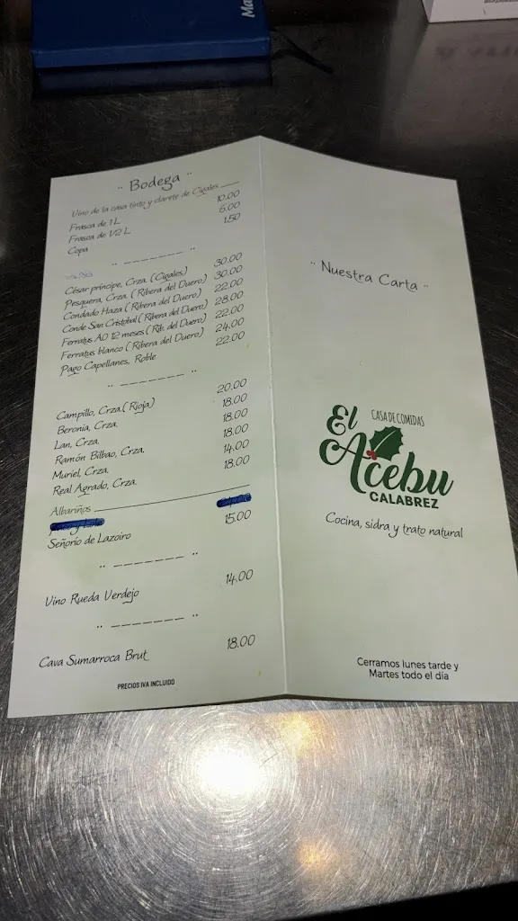 Menu_Restaurante El Acebu_Ribadesella_image_2