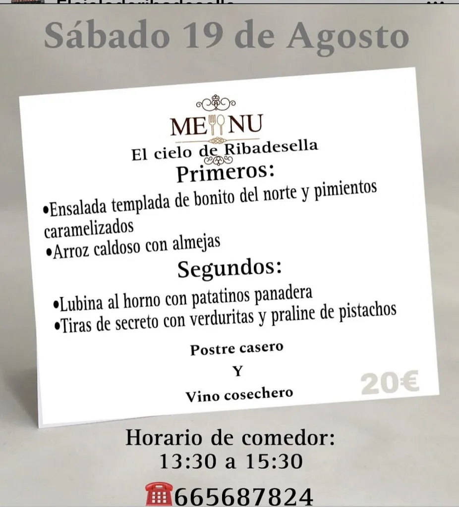 Menu_El Cielo de Ribadesella, restaurante_Ribadesella_image_1