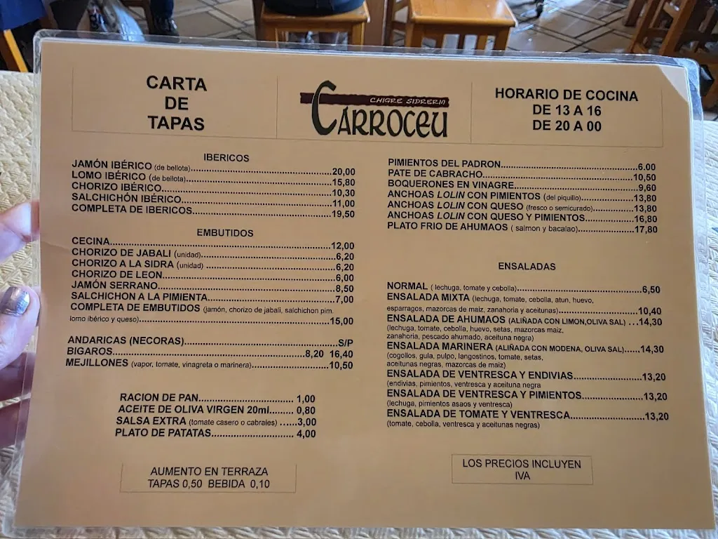 Menu_Sidrería Carroceu_Ribadesella_image_3