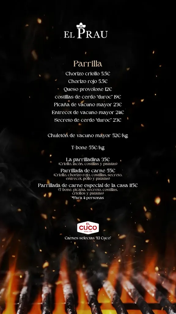 Menu_Bar Restaurante El Prau_Ribadesella_image_2