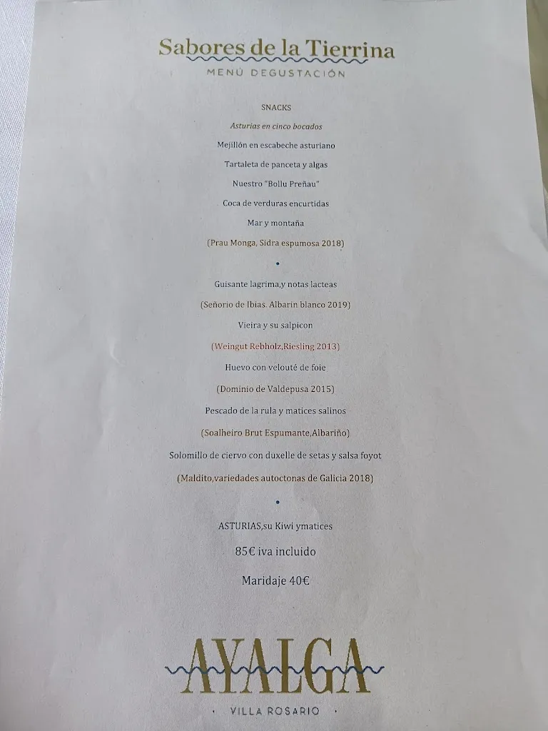 Menu_Restaurante Ayalga_Ribadesella_immagine_2