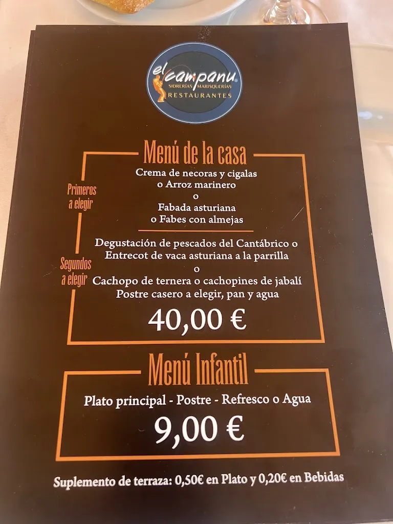Menu_El Campanu | La Ría del Campanu |_Ribadesella_image_3