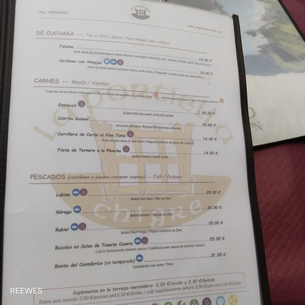 Menu_La Portiella_Ribadesella_image_4