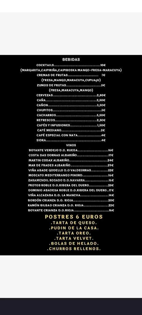 Menu_La Rasa Restaurante Café_Ribadesella_immagine_2