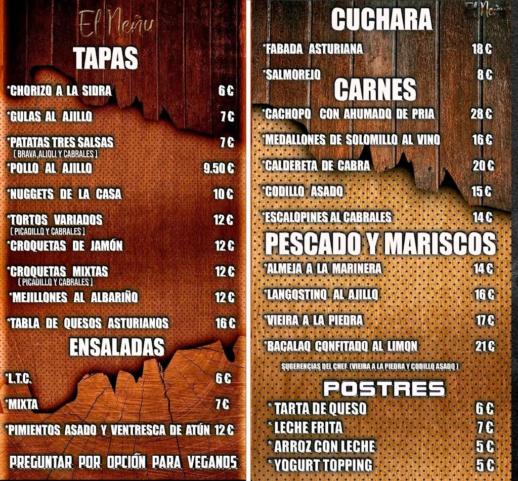 Menu_SIDRERÍA - RESTAURANTE EL NEÑU_Ribadesella_image_1