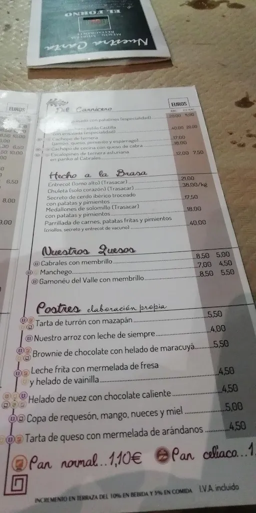 Menu_Restaurante El Forno_Siero_image_1