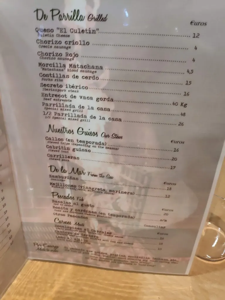 Menu_Restaurante El Culetín_Siero_immagine_4
