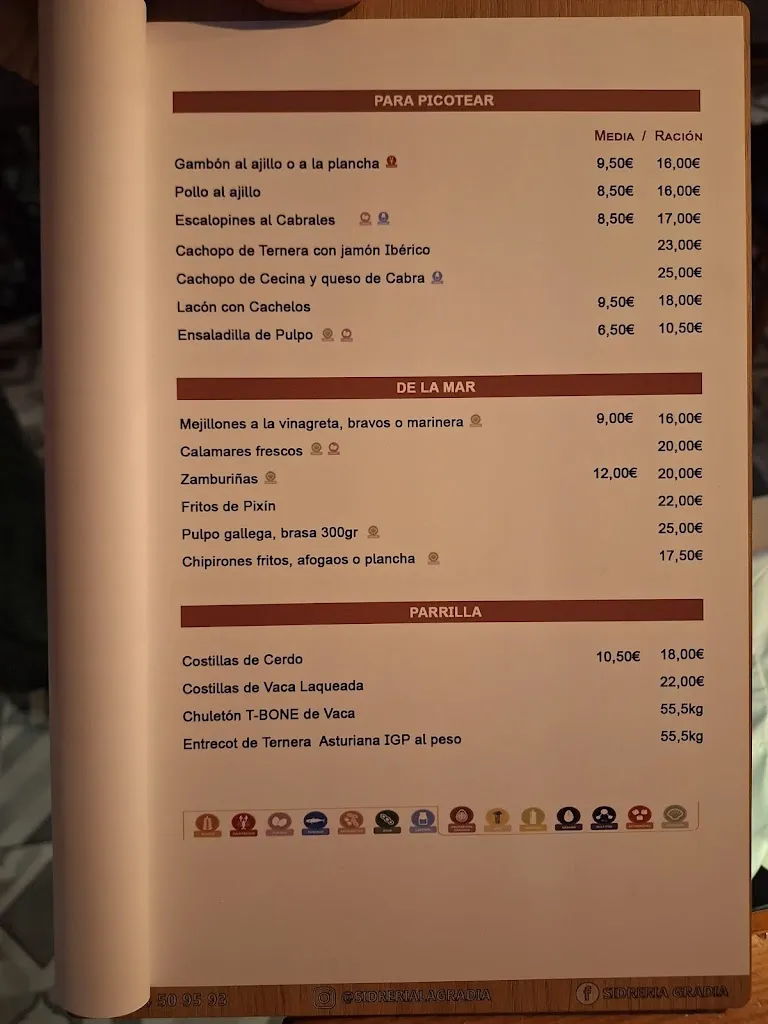 Menu_La Gradia Sidrería Restaurante_Siero_image_2