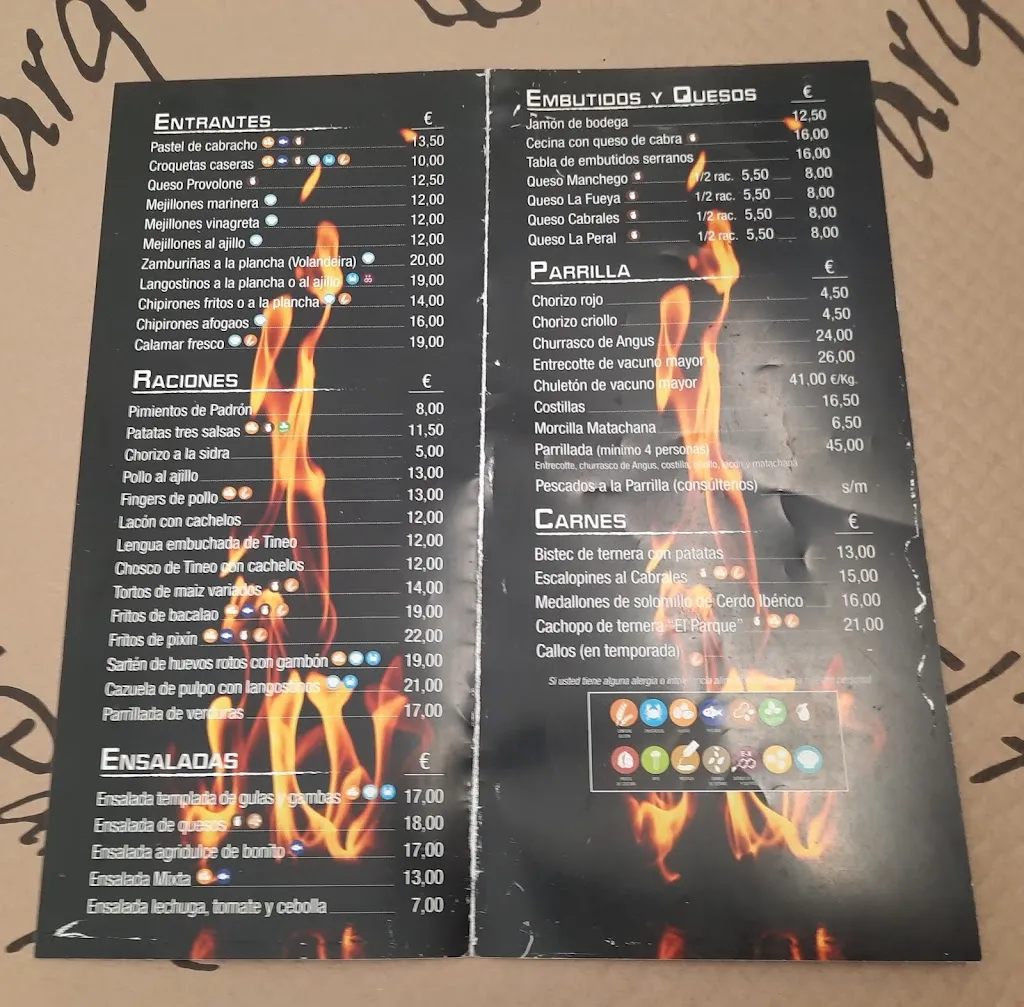 Menu_Sidrería EL PARQUE. Pola de Siero_Siero_image_1