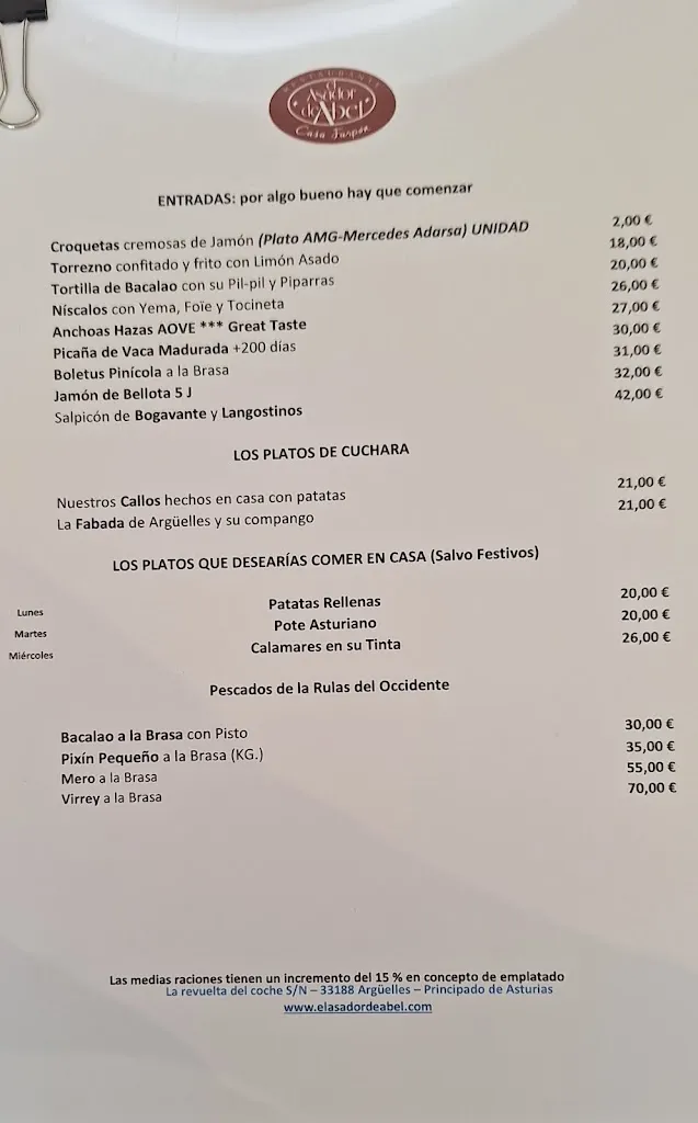 Menü_Casa Farpon Asador_Siero_Bild_1