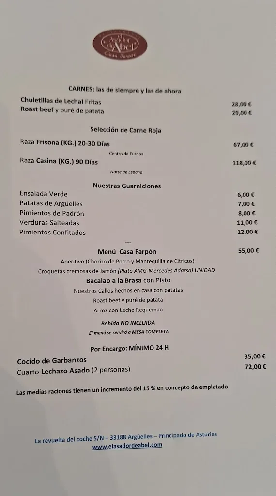 Menü_Casa Farpon Asador_Siero_Bild_2