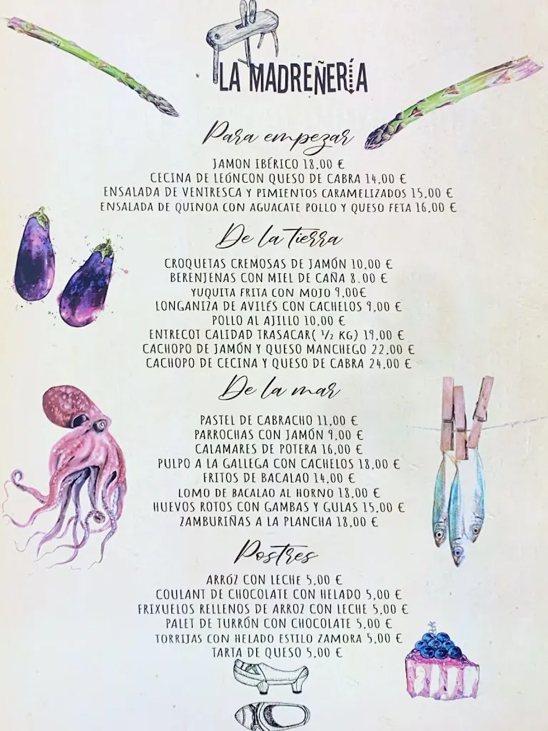 Menu_Sidreria La Madreñería_Siero_image_1