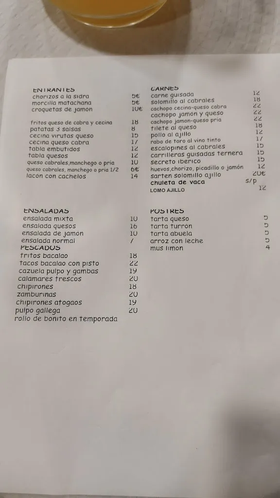 Menu_Sidreria Manolo Jalín_Siero_immagine_3