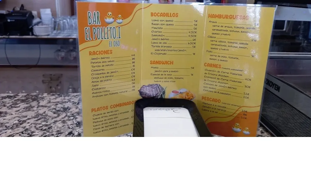 Menu_La Caverna del Oso_Albornos_image_1