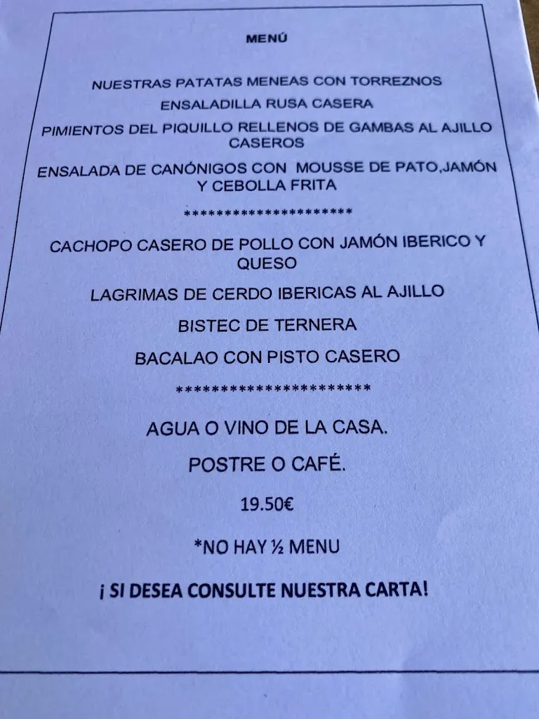 Menu_El Meson_Aldehuela La_immagine_1