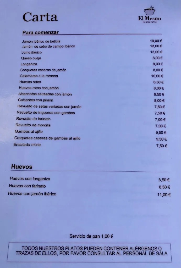 Menu_El Meson_Aldehuela La_immagine_3